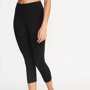 Black High-Waisted Balance Crop Leggings